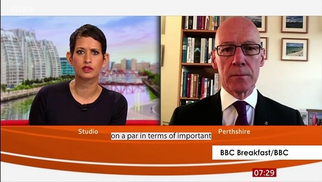 Scottish Election: John Swinney questioned on whether the SNP would proritise child poverty over independence