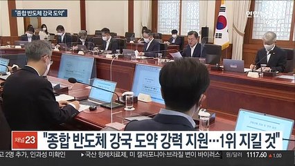 [녹취구성] 문대통령 "반도체는 핵심 국가전략 산업…다각도 지원"