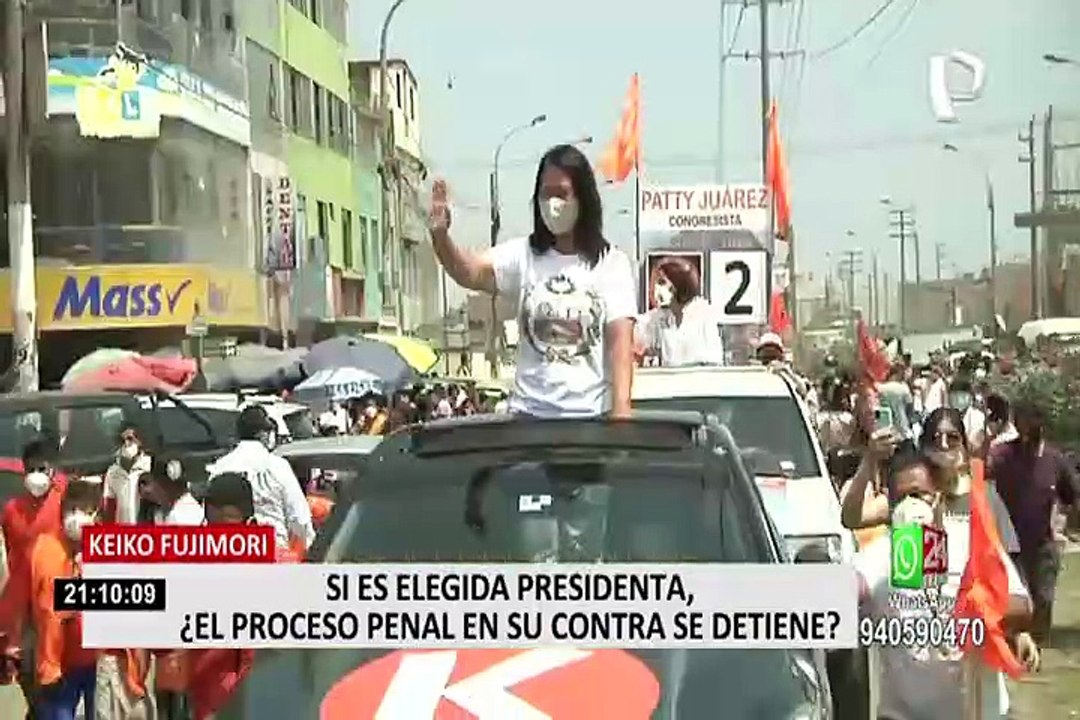 Elecciones 2021:  Si Keiko Fujimori es elegida como presidenta, ¿el proceso en su contra se detiene?