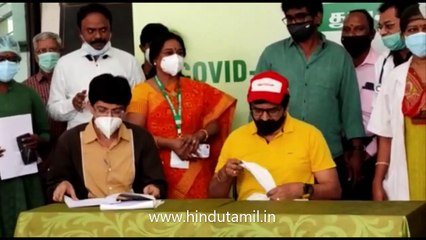 கரோனா தடுப்பூசி போட்டு கொண்ட நடிகர் விவேக் பேட்டி