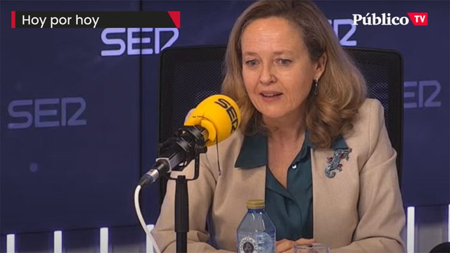 La respuesta de Nadia Calviño cuando le preguntan por la salida de Pablo Iglesias del Gobierno