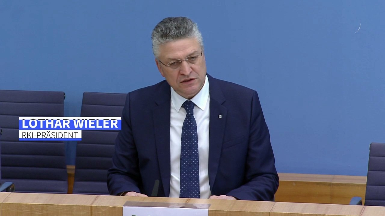 RKI-Chef Wieler: 'Wir müssen jetzt handeln'