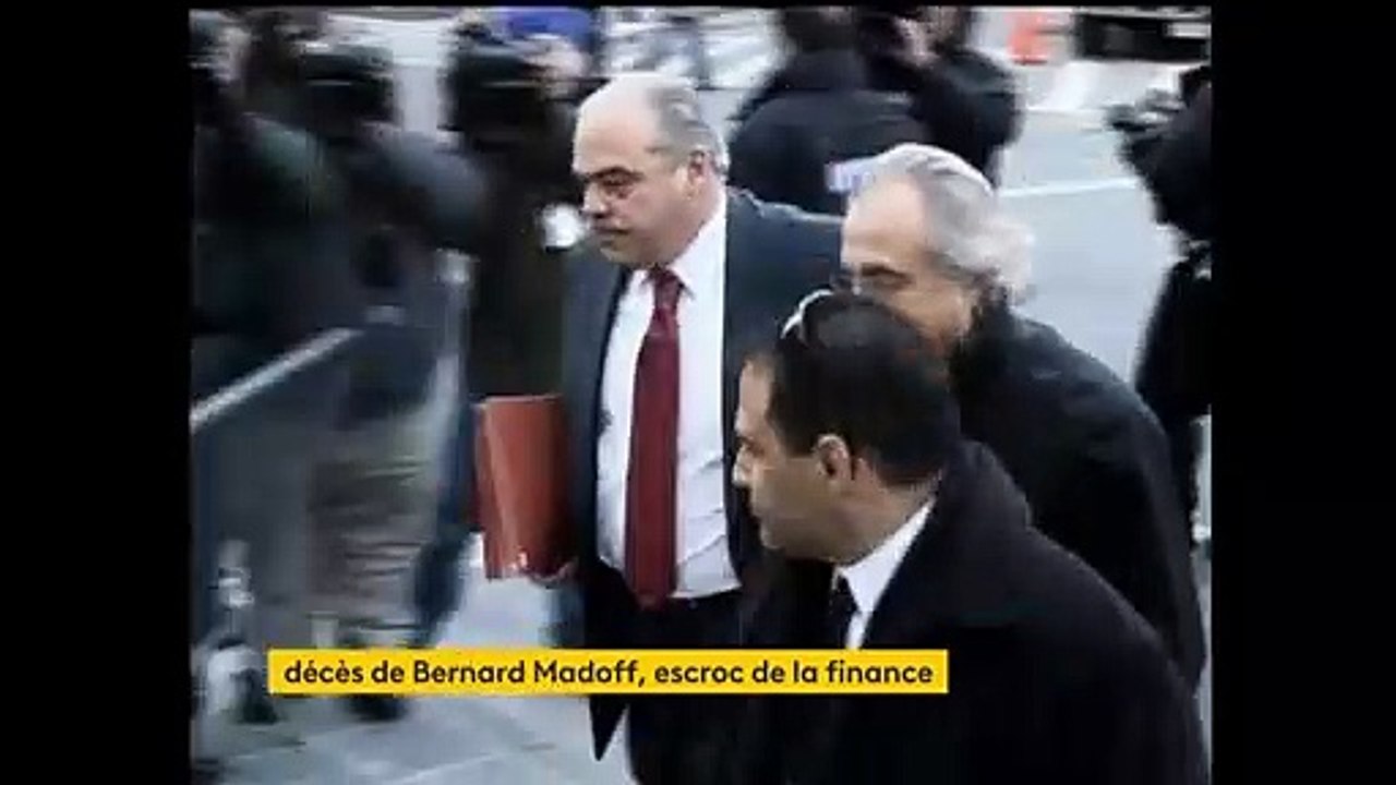 L Escroc Bernard Madoff Est Mort En Prison A 82 Ans Video Dailymotion