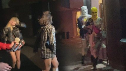 ‘Kar maskeli’ corona partisi! Aralarında fenomenler de var