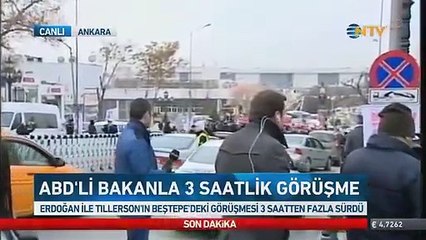 Tillerson Ankara'da protesto edildi