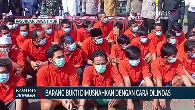 547 Pelaku Kriminal di Pasuruan Dibekuk Polisi dalam Waktu 10 Hari