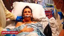 Akciğer nakli sonrası ilk defa nefes alan kadının o anları