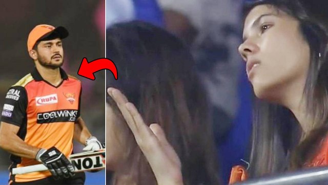 IPL 2021 : Kaviya Maran's Reactions After Manish Pandey Wicket Goes Viral | Oneindia Telugu