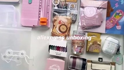 Stationary Unboxing! (Huge Aliexpress Haul) 