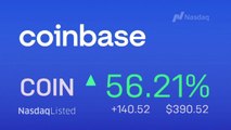 가상화폐 거래소 '코인베이스' 나스닥 상장...31%↑ / YTN