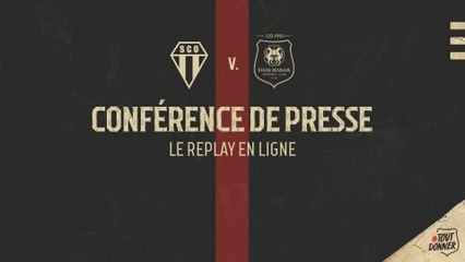 J33. #SCOSRFC - Replay de la conférence de presse d'avant-match