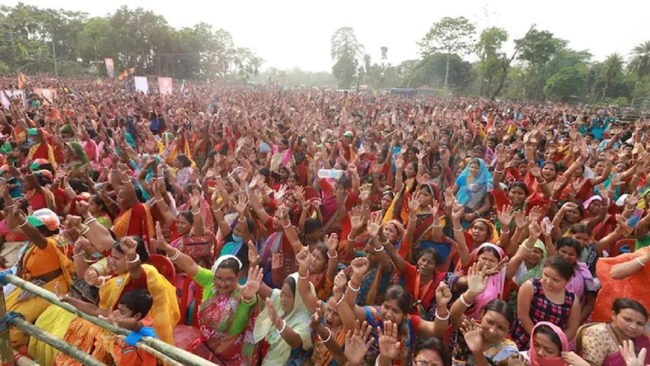 Election rallies continues in Bengal amidst corona threat