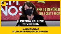 Elisenda Paluzie reivindica la necessitat d'una independència urgent