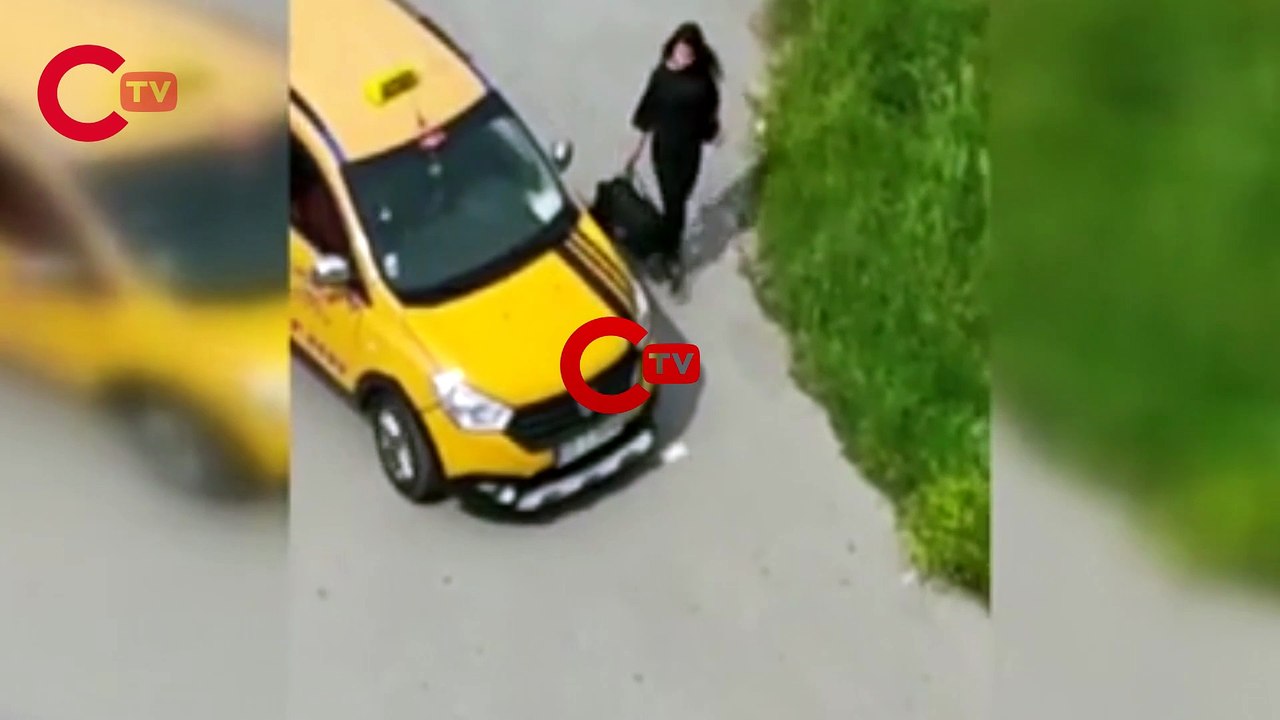Taksi şoförü, takip ederek taciz ettiği kadını ezmeye çalıştı!