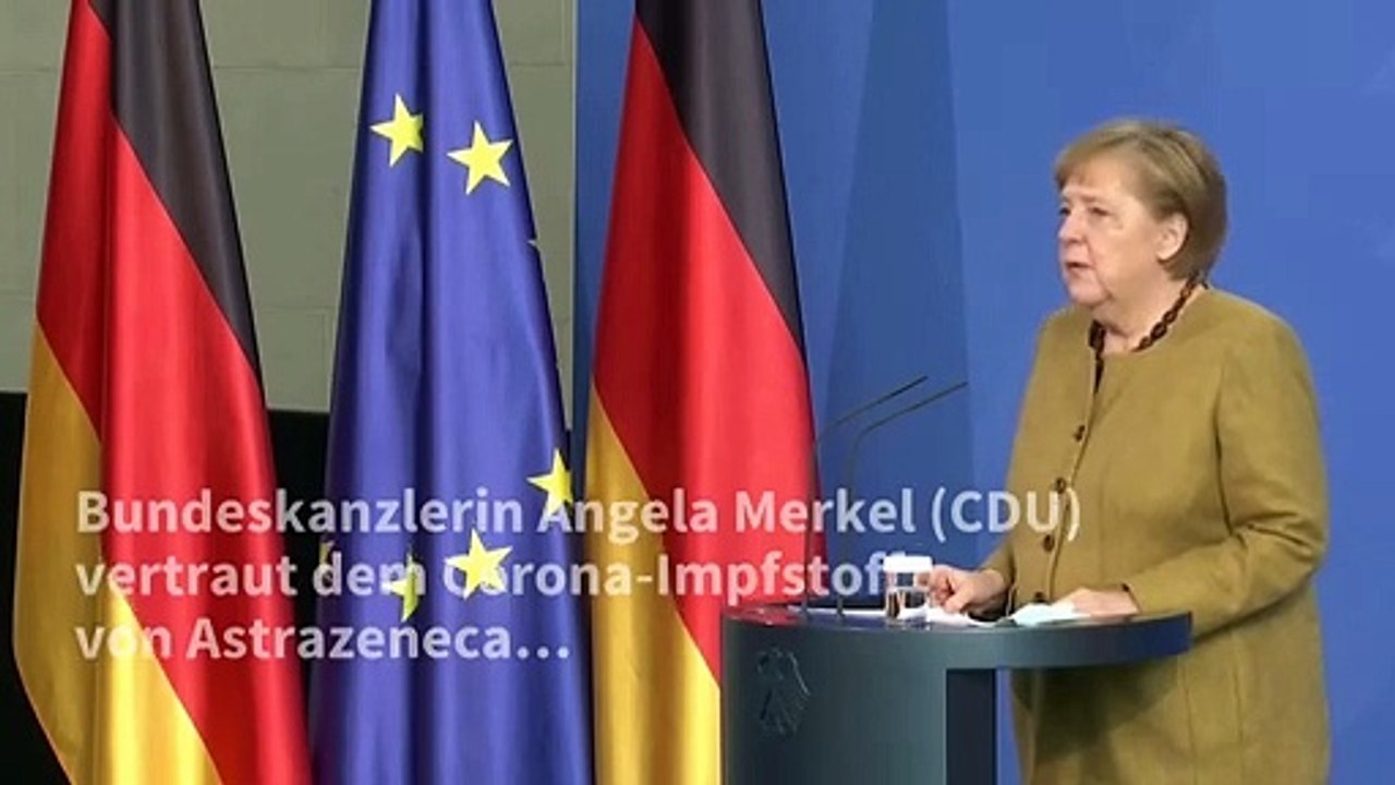 Merkel lässt sich am Freitag mit Astrazeneca impfen