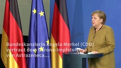 Merkel lässt sich am Freitag mit Astrazeneca impfen