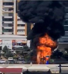 Diyarbakır'da çocuk parkında korkutan yangın