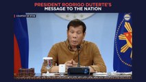 President Duterte's recorded message to the nation | Thursday, April 15