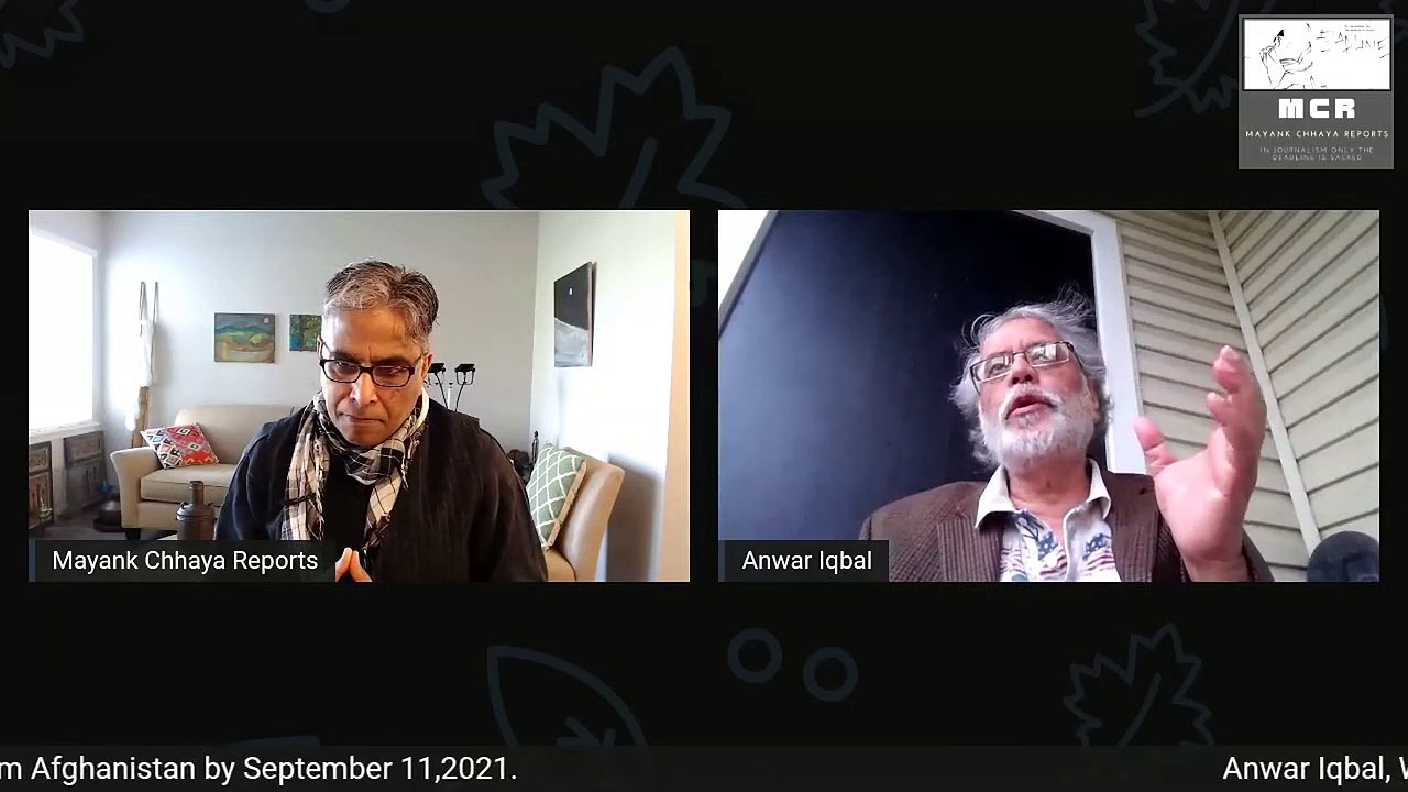 US troop pullout from Afghanistan/Mayank Chhaya speaks with Anwar Iqbal, Washington correspondent of Pakistan’s Dawn newspaper