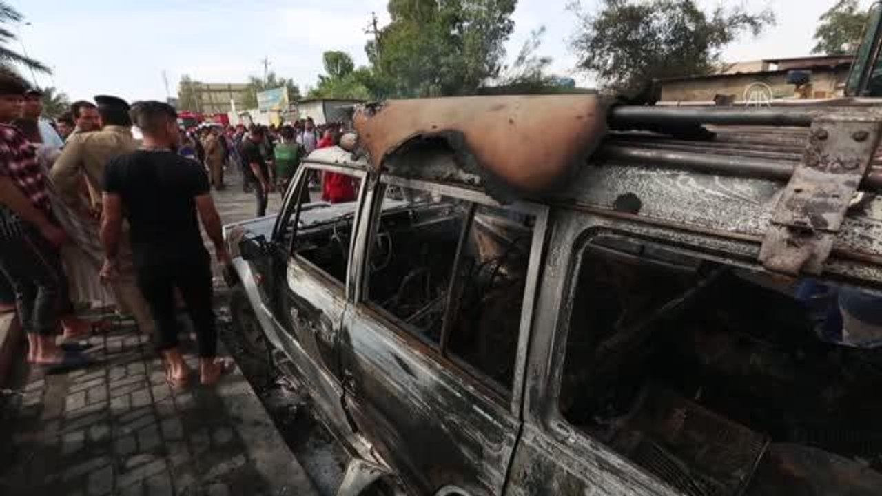 Son dakika haberleri! Irak'ın başkenti Bağdat'ta patlama: 1 ölü, 12 yaralı (2)