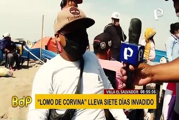 Zona invadida en “Lomo de Corvina” pertenece a una empresa minera