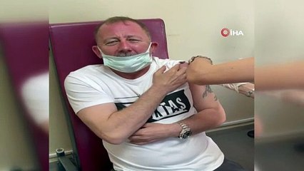 Sergen Yalçın aşı oldu: Bu neymiş böyle ya