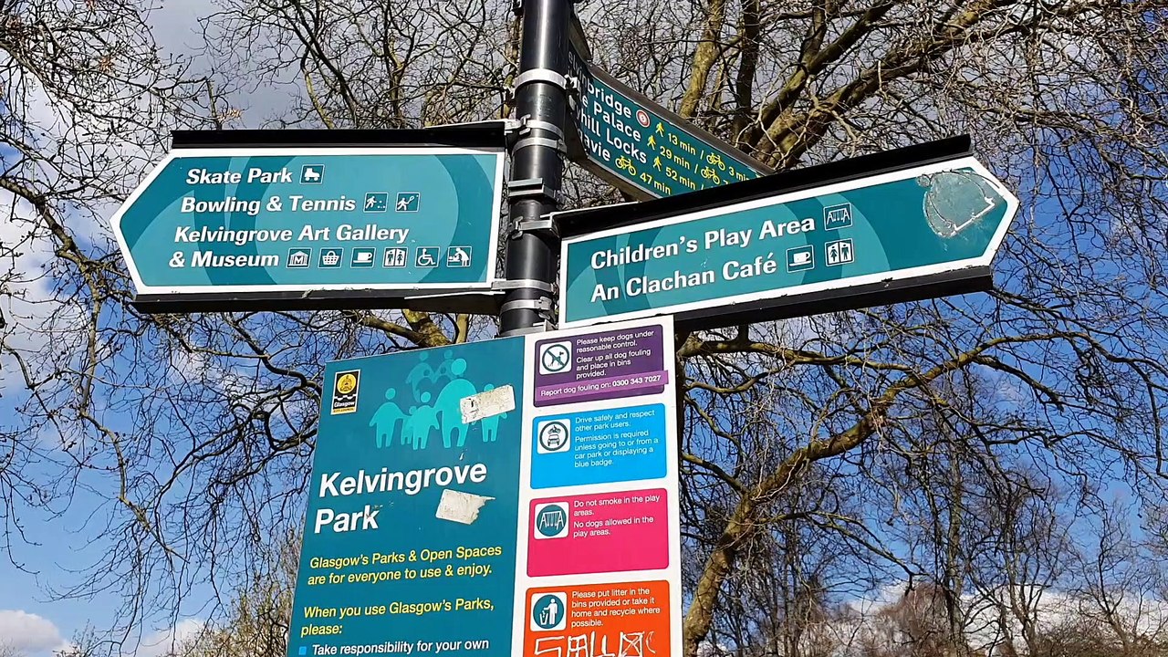 Police at Kelvingrove Park