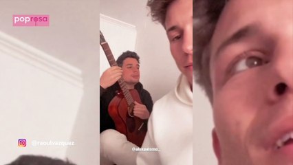 Raoul Vázquez nos pone los vellos de punta cantando junto a un amigo en Instagram