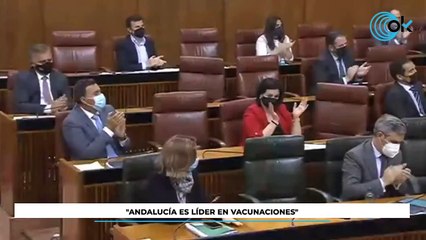 Juanma Moreno humilla a Susana Díaz y desmonta sus mentiras: "Andalucía es líder en vacunaciones"