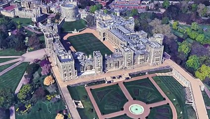 Prince Philip: A 3D fly-by of the funeral procession route