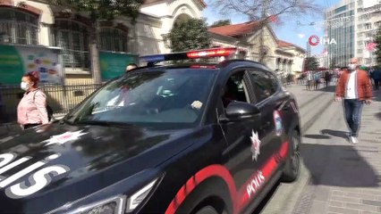 Beyoğlu'nda toplu taşıma denetimi