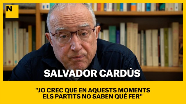 Entrevista a Salvador Cardús: Jo crec que en aquests moments els partits no saben què fer