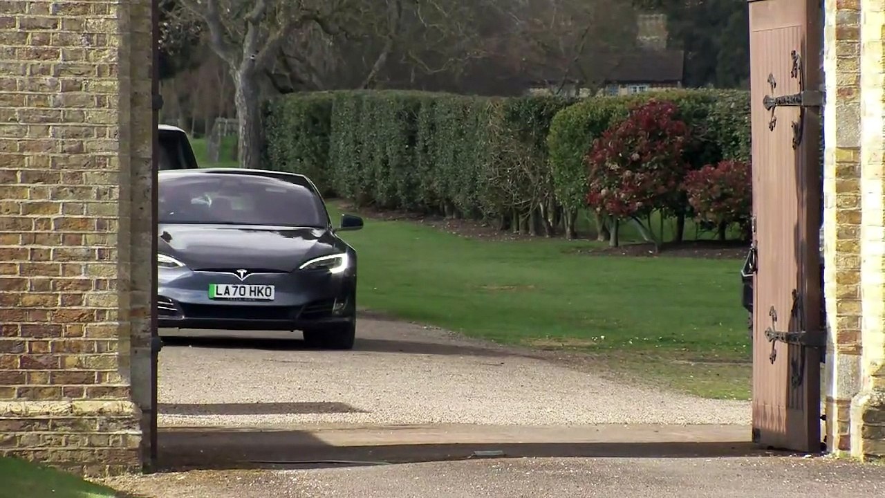 Prince of Wales departs Windsor Castle