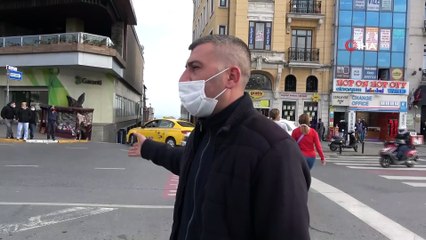 Taksim’de İBB zabıtaları seyyar satıcıyı başından yaraladı