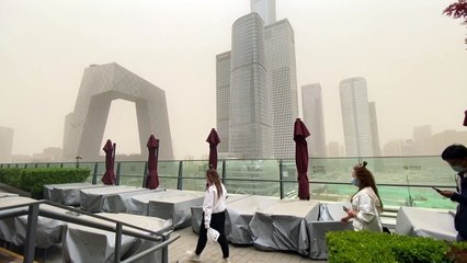 Chine: nouvelle tempête de sable au coeur de Pékin