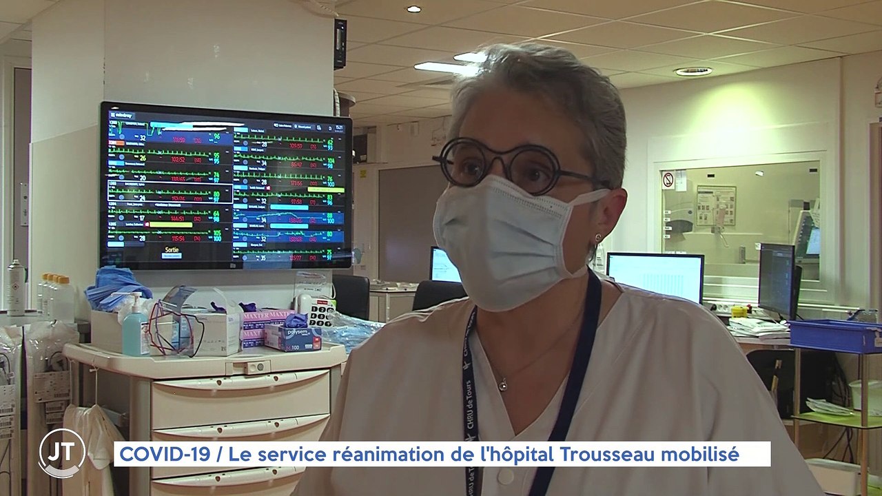 Le Journal - 15/04/2021 - COVID -19 / Le service réanimation de l'hôpital Trousseau mobilisé