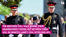 Prince Harry and Prince William Will Not Walk Next To Each Other At Prince Philip’s Funeral