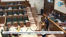 El discurso viral de un diputado de Cs afeando el 'cordón sanitario' a Vox en el Parlamento Vasco