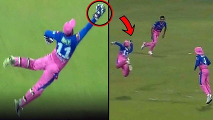 Télécharger la video: IPL 2021,RR vs DC: Sanju Samson Brilliant Flying Catch చూస్తే నోరెళ్లబెట్టాల్సిందే..!! || Oneindia