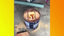 how to make artificial cylinder for cooking #4 New Ideas  New Project How To Make VETO VLOGS