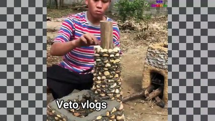how to make artificial cylinder for cooking#2  New Ideas  New Project VETO VLOGS