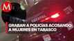 Policías de Tabasco acosan y persiguen a jóvenes en Villahermosa