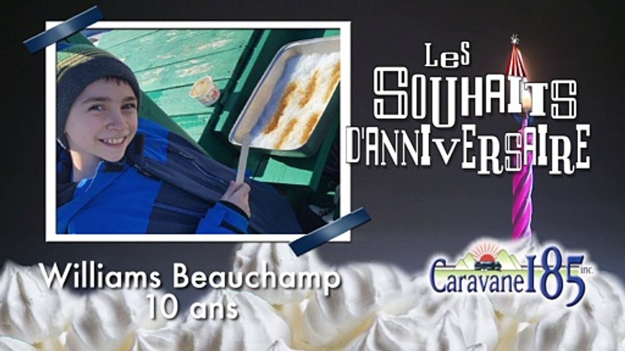 Souhaits d'anniversaire | Capsule 1  | 14 avril 2021
