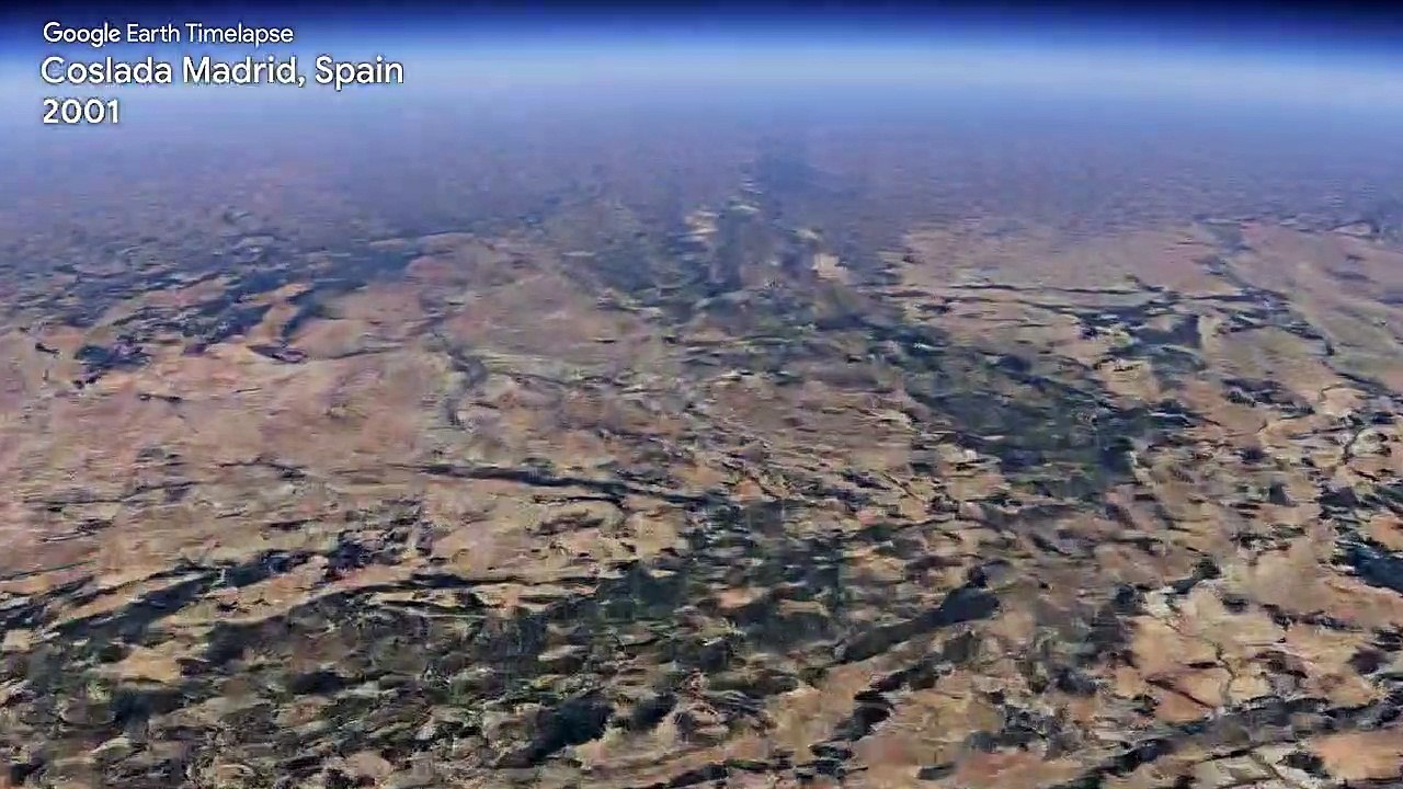 Google Earth Timelapse Coslada Madrid, Spain