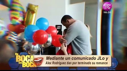 Así fue como Jennifer Lopez y Alex Rodriguez anunciaron su ruptura
