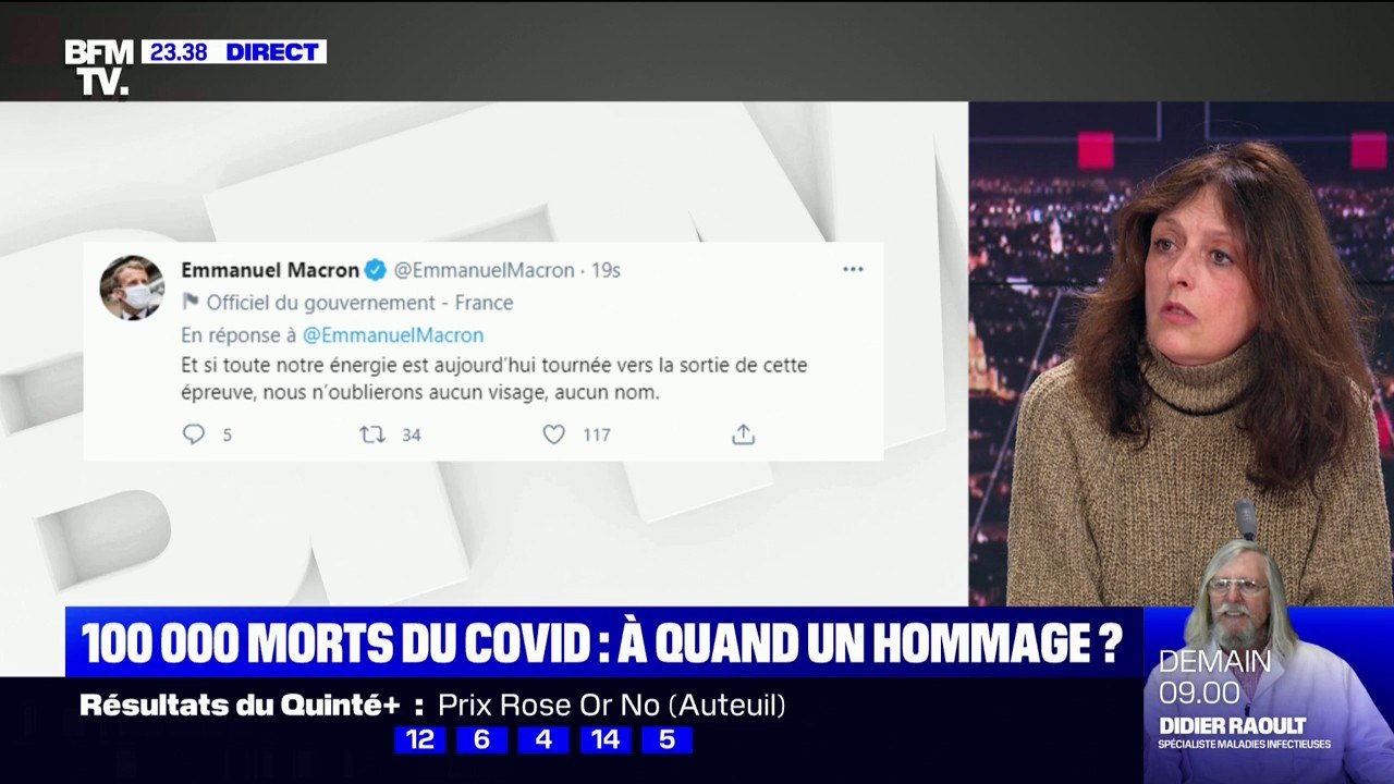 "Les tweets sur les tweets ne veulent plus rien dire": la fille d'une victime du Covid-19 réagit aux messages postés par Emmanuel Macron après que la France a dépassé la barre des 100.000 morts du coronavirus