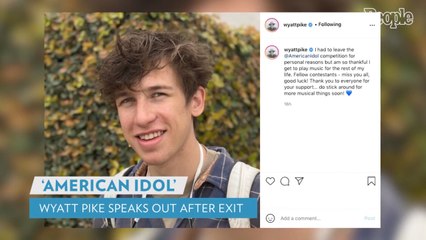 Wyatt Pike Speaks Out After Exiting American Idol Competition