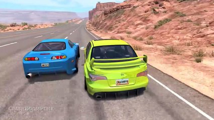 Download Video: Street Racing Crashes #4 - Beamng Drive | Crashboompunk