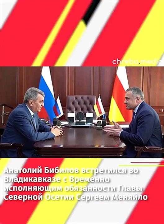 Анатолий Бибилов встретился Сергеем Меняйло