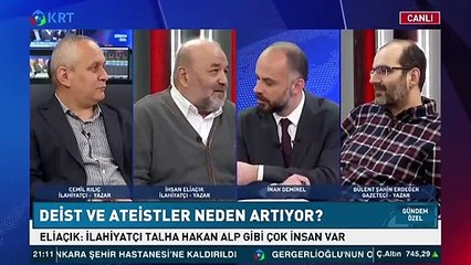 İhsan Eliaçık: Dürüst biri isen Allah’a inanmasan da cennete girersin